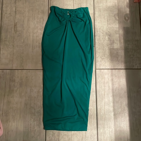 long green skirt (i’ve worn it as a dress a few times) - Picture 1 of 3